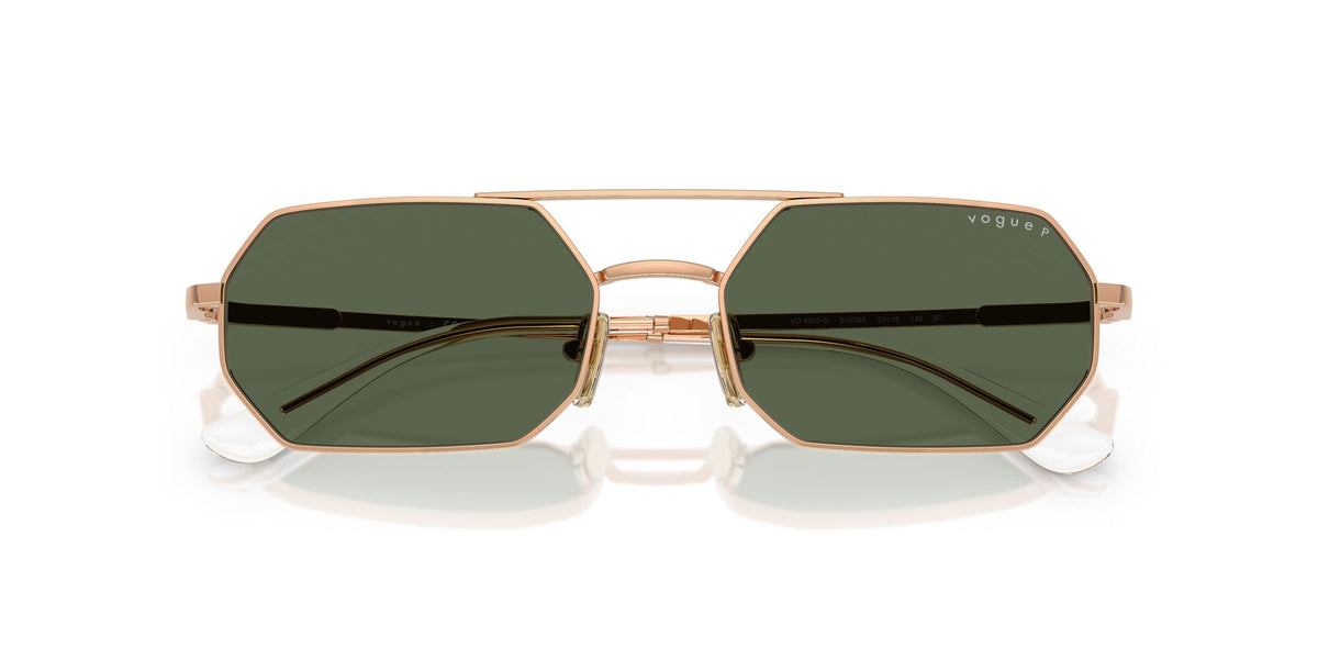 Vogue  VO4329S 51529A 55 Rose Gold / Dark Green Polar