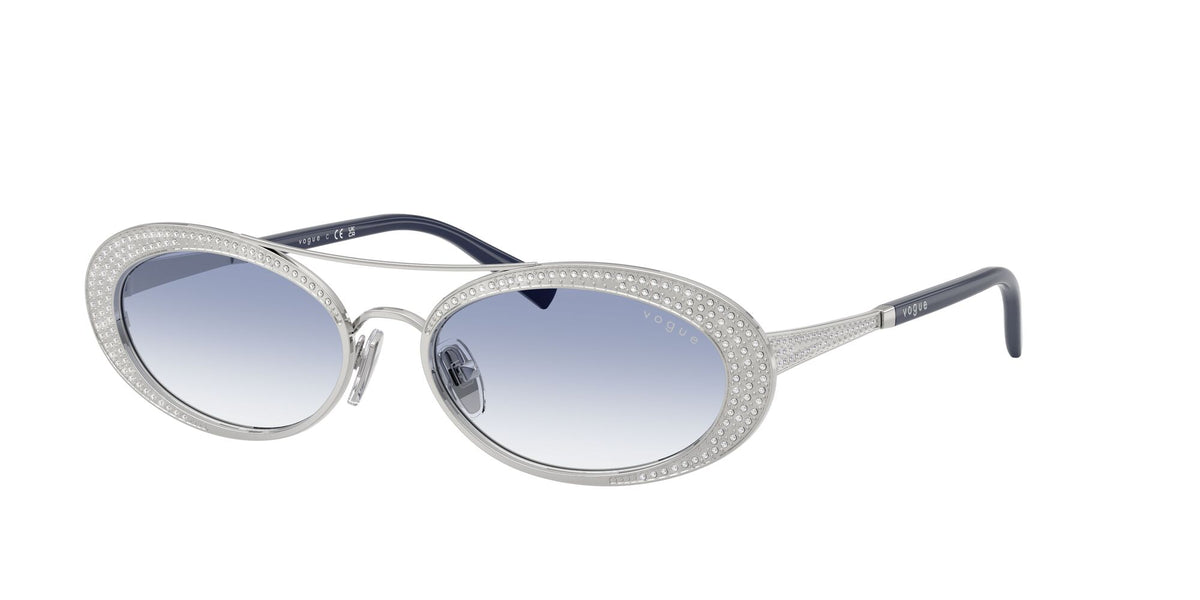 Vogue  0VO4348SB 323/19 54 Silver/ Clear Gradient Blue