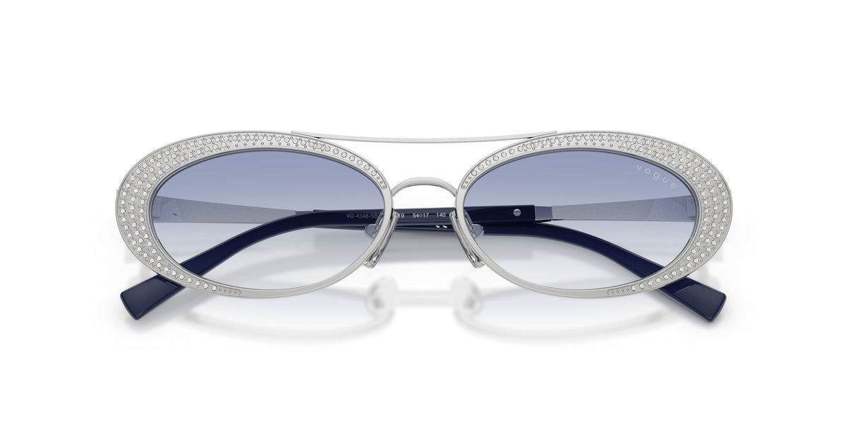 Vogue  0VO4348SB 323/19 54 Silver/ Clear Gradient Blue
