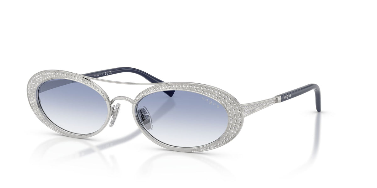 Vogue  0VO4348SB 323/19 54 Silver/ Clear Gradient Blue