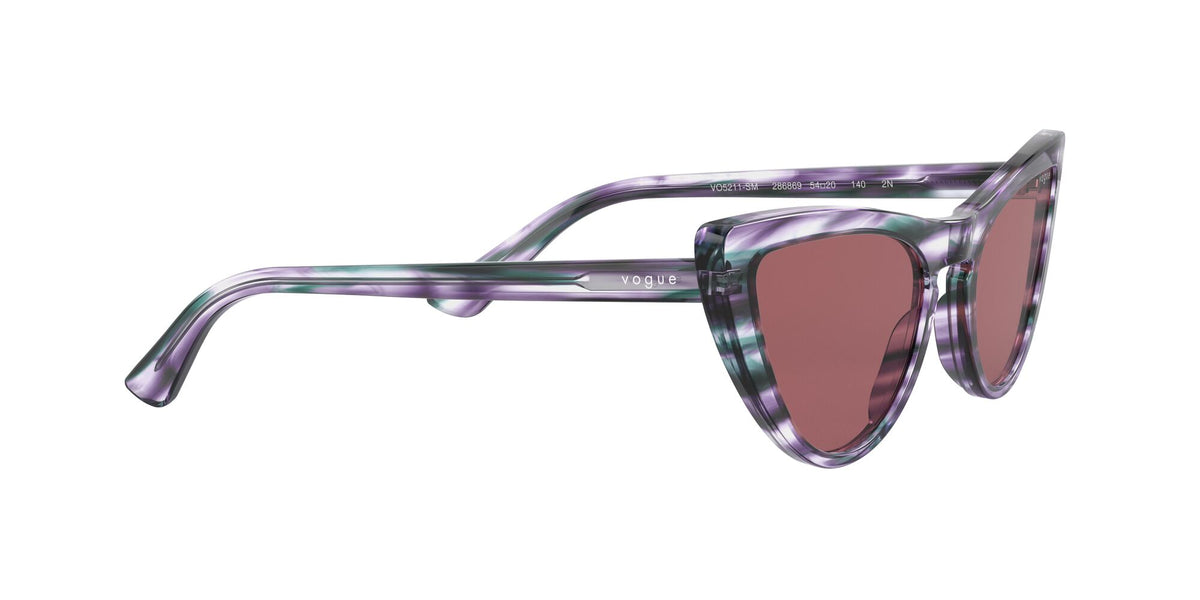 Vogue VO 5211SM Pink Striped Blue / Dark Violet 54 / Plastic / Plastic