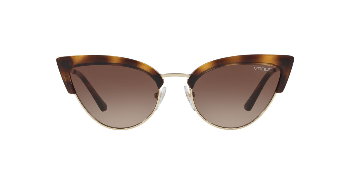 Vogue VO 5212S Top Dark Havana/Pale Gold / Brown Gradient 55 / Plastic / Metal