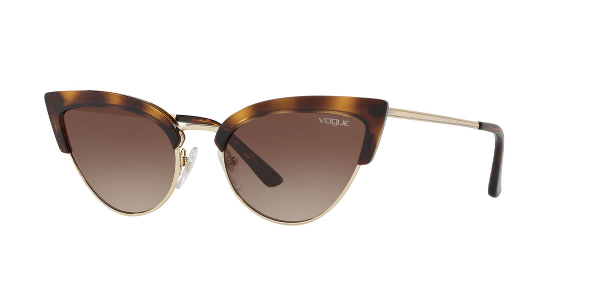 Vogue VO 5212S Top Dark Havana/Pale Gold / Brown Gradient 55 / Plastic / Metal