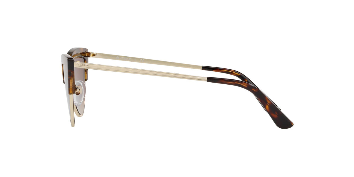 Vogue VO 5212S Top Dark Havana/Pale Gold / Brown Gradient 55 / Plastic / Metal