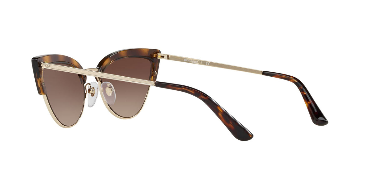 Vogue VO 5212S Top Dark Havana/Pale Gold / Brown Gradient 55 / Plastic / Metal
