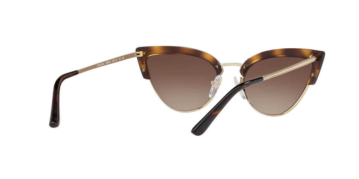 Vogue VO 5212S Top Dark Havana/Pale Gold / Brown Gradient 55 / Plastic / Metal