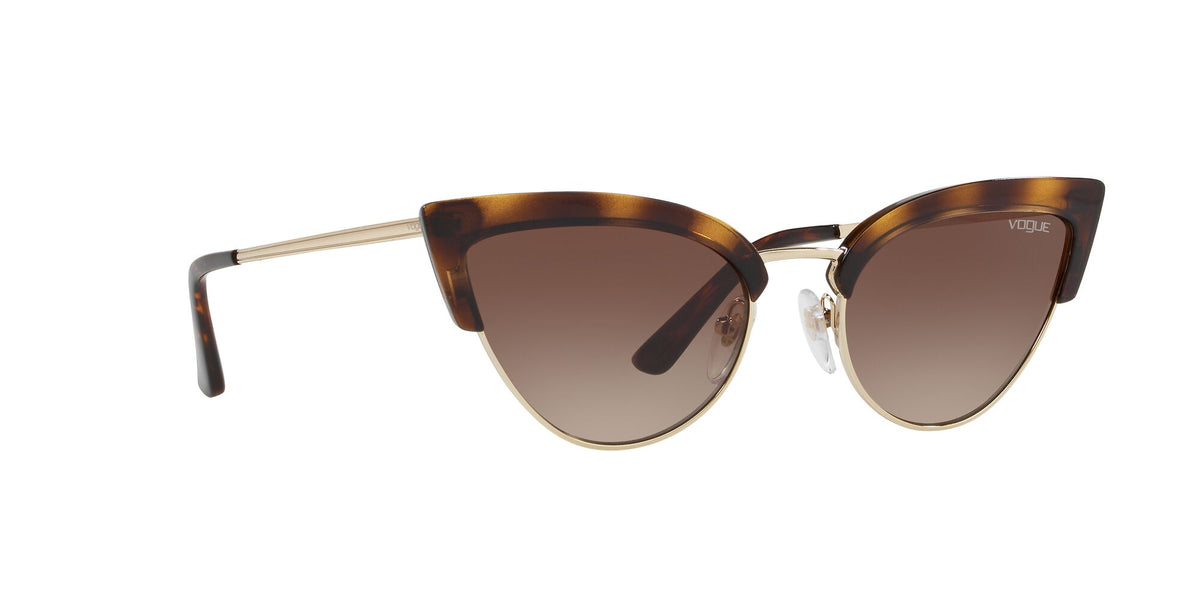 Vogue VO 5212S Top Dark Havana/Pale Gold / Brown Gradient 55 / Plastic / Metal