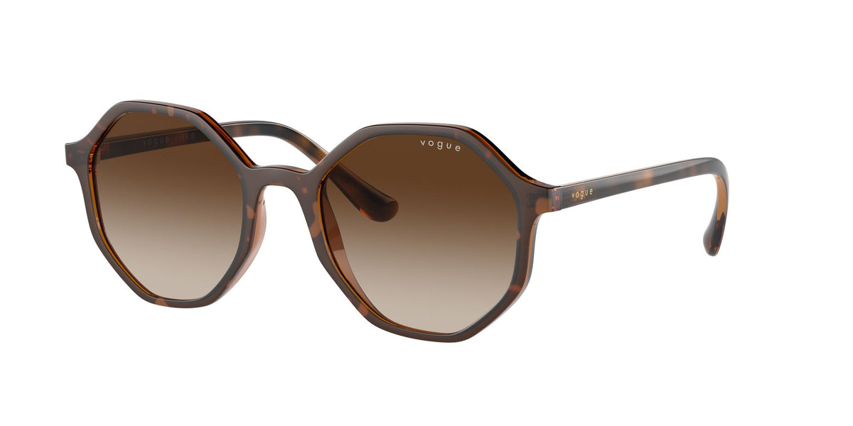 Vogue 0VO5222S 238613 52 Top Havana/ Brown Transparent/ Brown Gradient 52 / Plastic / Plastic