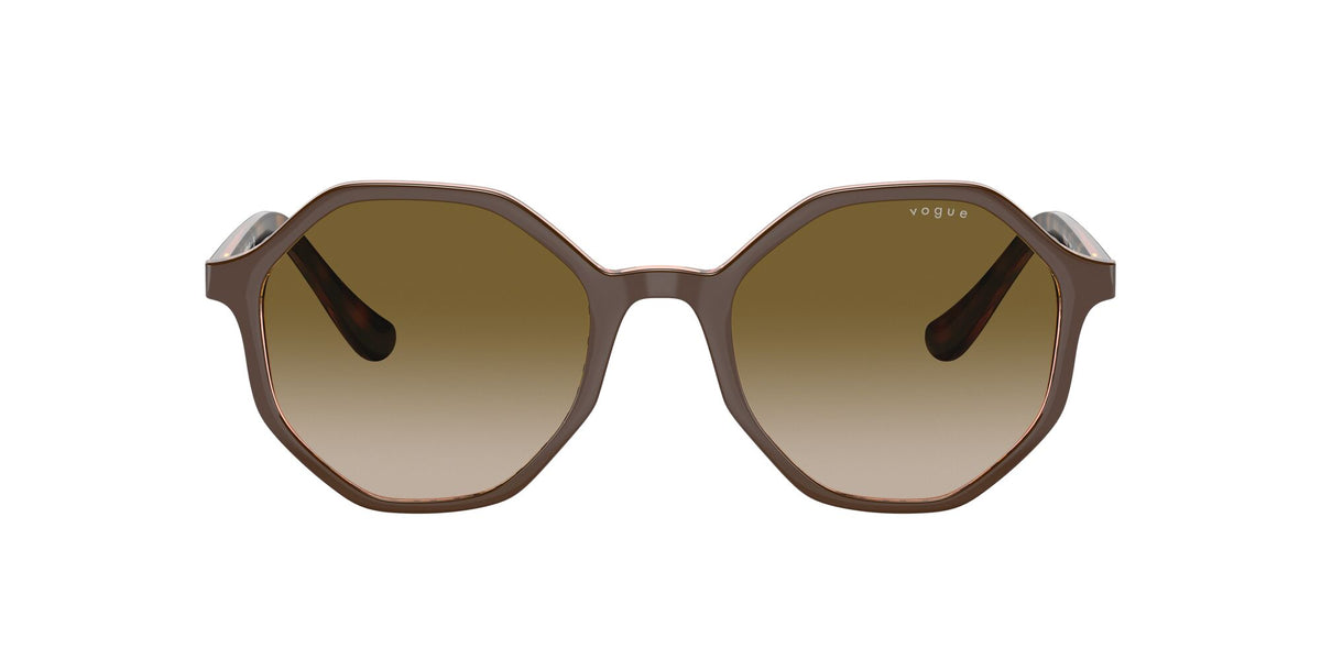 Vogue VO 5222S Top Brown/Rainbow Red / Brown Gradient 52 / Plastic / Plastic