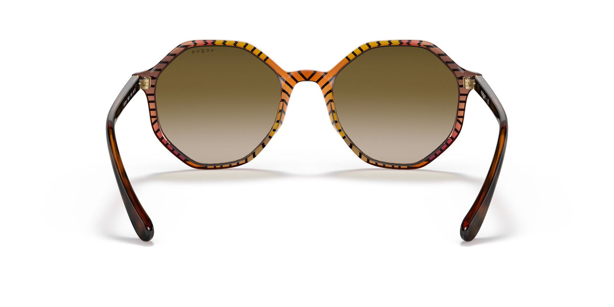 Vogue VO 5222S Top Brown/Rainbow Red / Brown Gradient 52 / Plastic / Plastic
