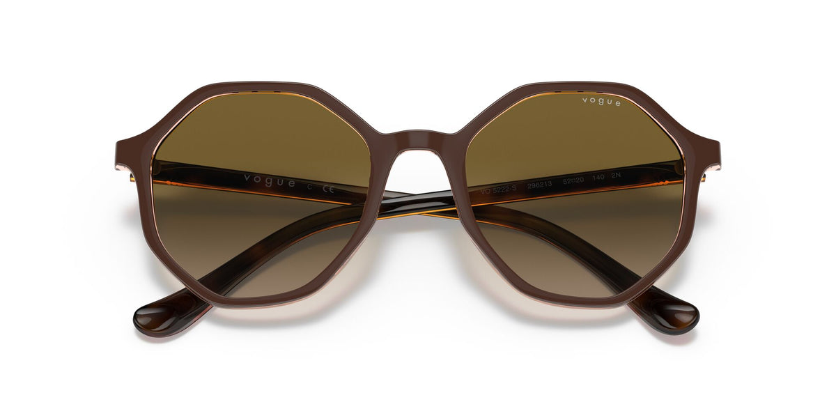 Vogue VO 5222S Top Brown/Rainbow Red / Brown Gradient 52 / Plastic / Plastic