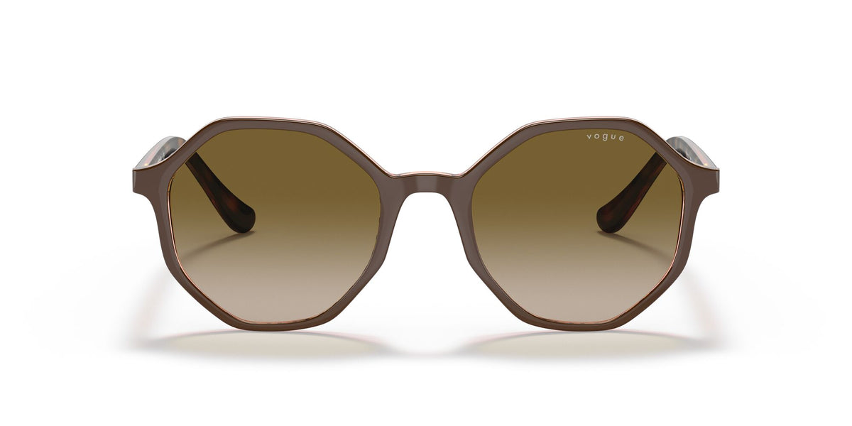 Vogue VO 5222S Top Brown/Rainbow Red / Brown Gradient 52 / Plastic / Plastic