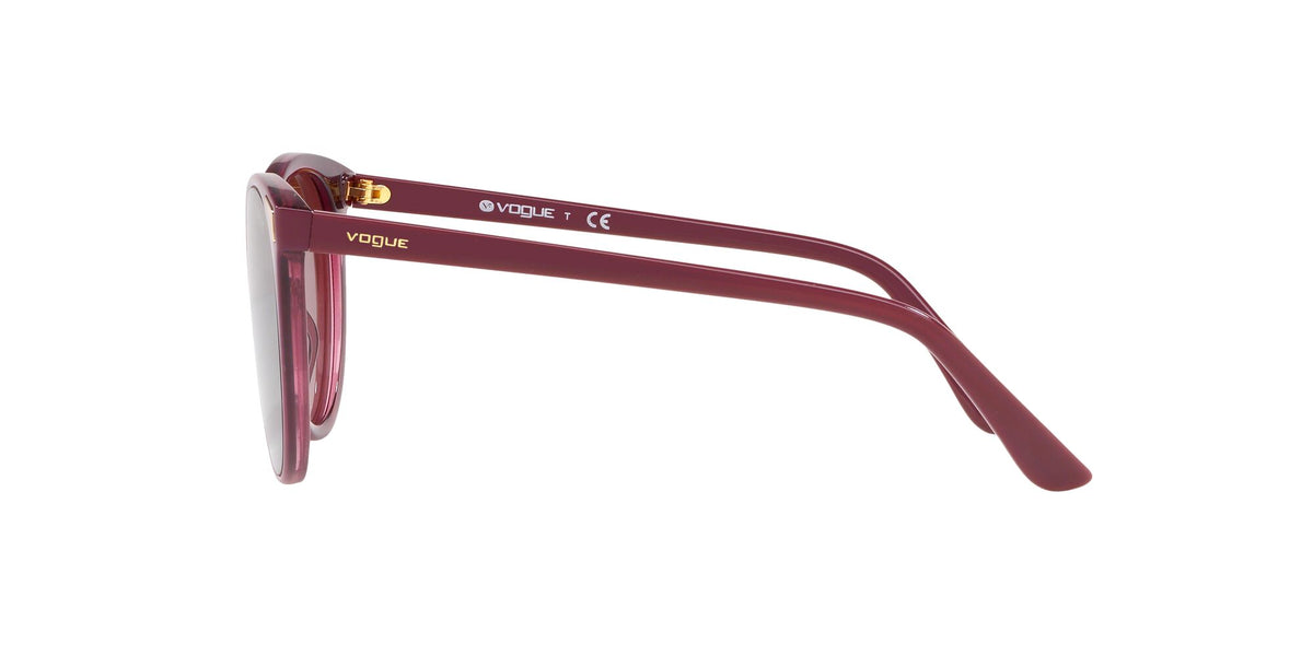 Vogue VO 5230S Top Dark Red/Red Transparent / Dark Violet 54 / Plastic / Plastic