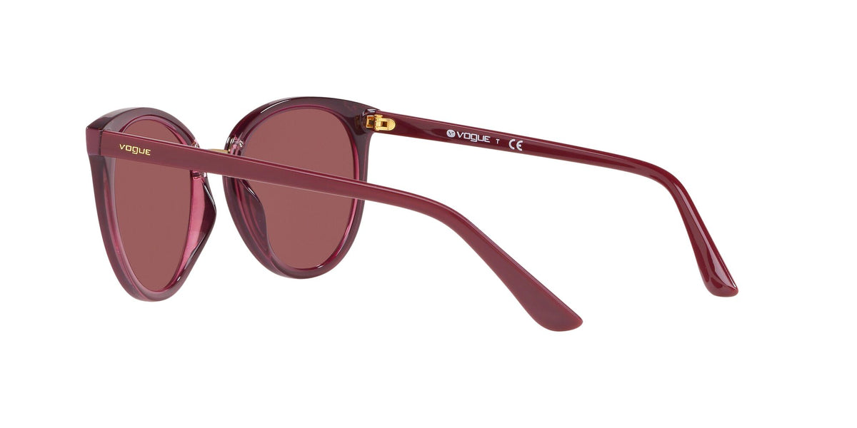 Vogue VO 5230S Top Dark Red/Red Transparent / Dark Violet 54 / Plastic / Plastic