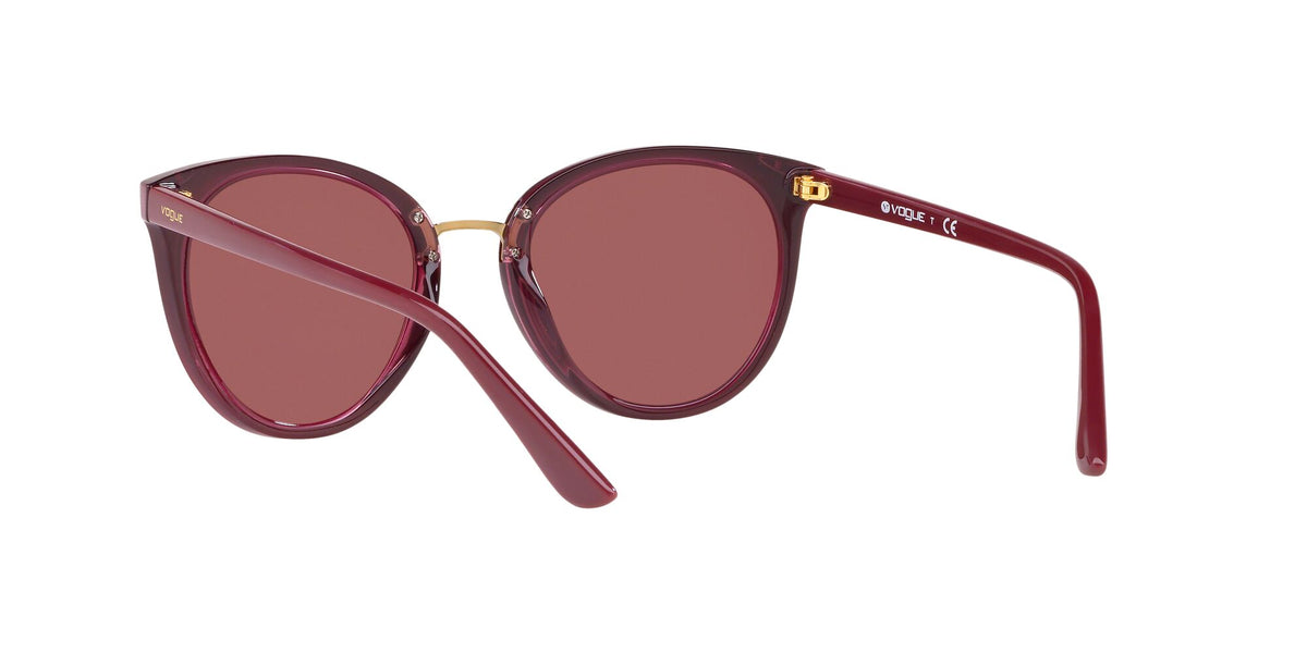Vogue VO 5230S Top Dark Red/Red Transparent / Dark Violet 54 / Plastic / Plastic