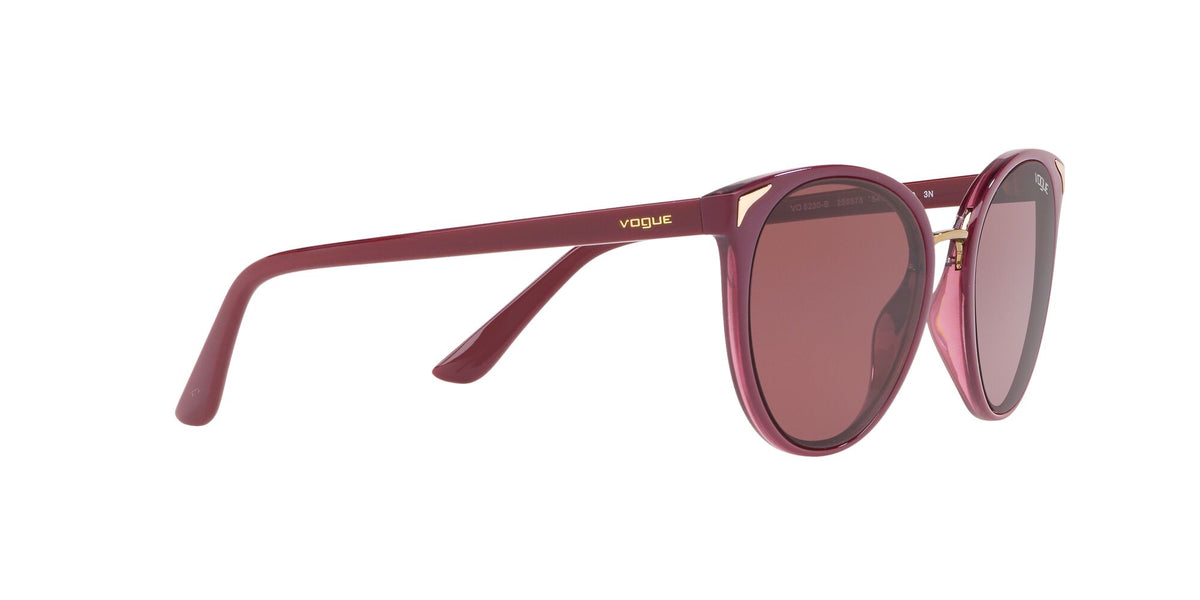 Vogue VO 5230S Top Dark Red/Red Transparent / Dark Violet 54 / Plastic / Plastic
