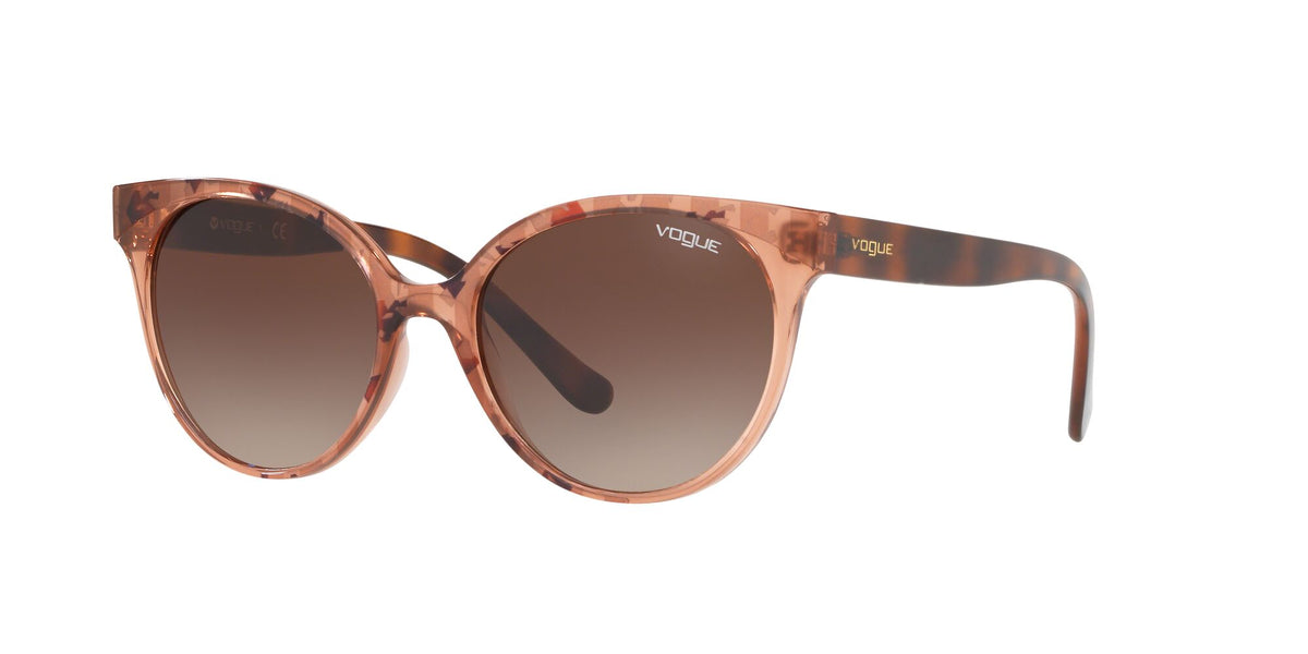 Vogue VO 5246S Top Beige/Havana Transparent / Brown Gradient 53 / Plastic / Plastic