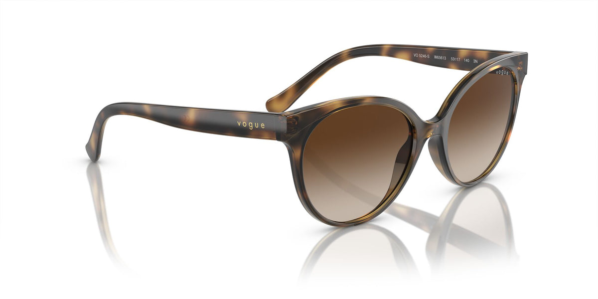 Vogue 0VO5246S W65613 53 Dark Havana/ Brown Gradient 53 / Plastic / Plastic