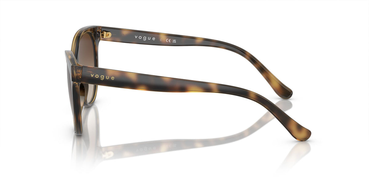 Vogue 0VO5246S W65613 53 Dark Havana/ Brown Gradient 53 / Plastic / Plastic