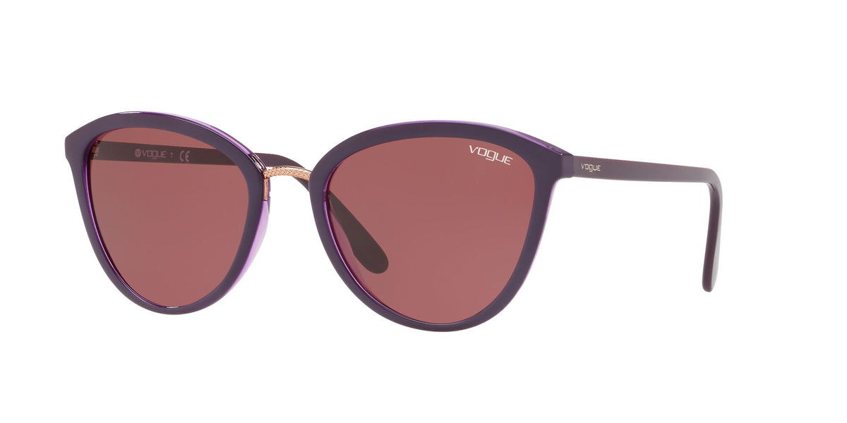 Vogue VO 5270S Top Violet/Violet Transparent / Dark Violet 57 / Plastic / Plastic