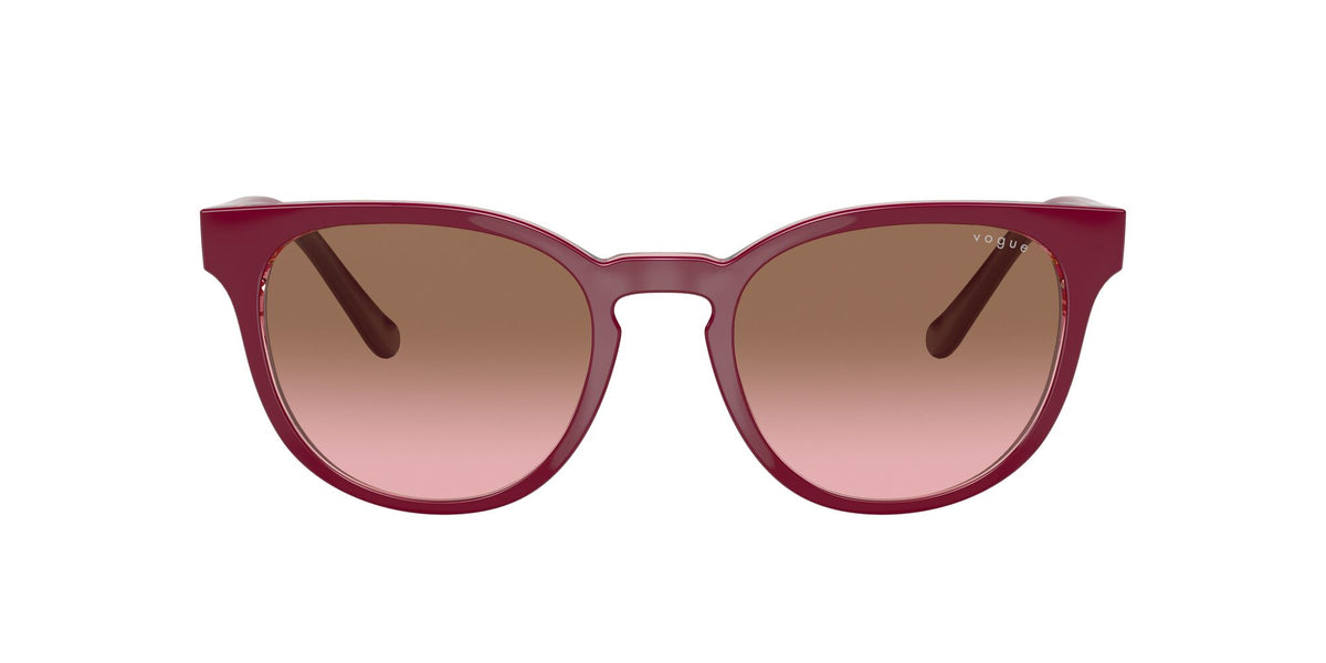 Vogue VO 5271S Top Bordeaux/Flowers Red / Pink Gradient Brown 53 / Plastic / Plastic