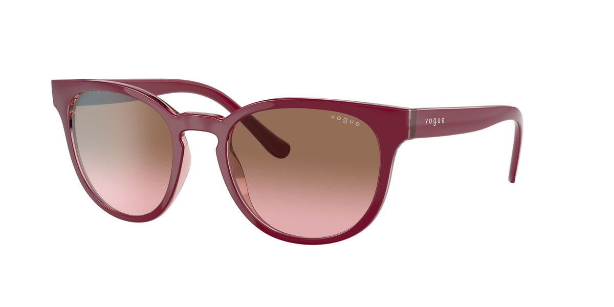 Vogue VO 5271S Top Bordeaux/Flowers Red / Pink Gradient Brown 53 / Plastic / Plastic