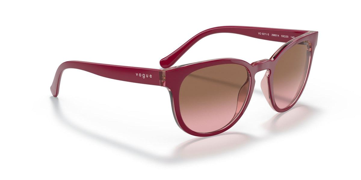 Vogue VO 5271S Top Bordeaux/Flowers Red / Pink Gradient Brown 53 / Plastic / Plastic