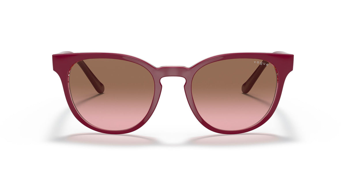 Vogue VO 5271S Top Bordeaux/Flowers Red / Pink Gradient Brown 53 / Plastic / Plastic