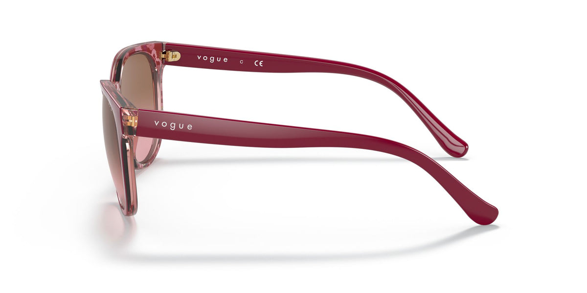 Vogue VO 5271S Top Bordeaux/Flowers Red / Pink Gradient Brown 53 / Plastic / Plastic