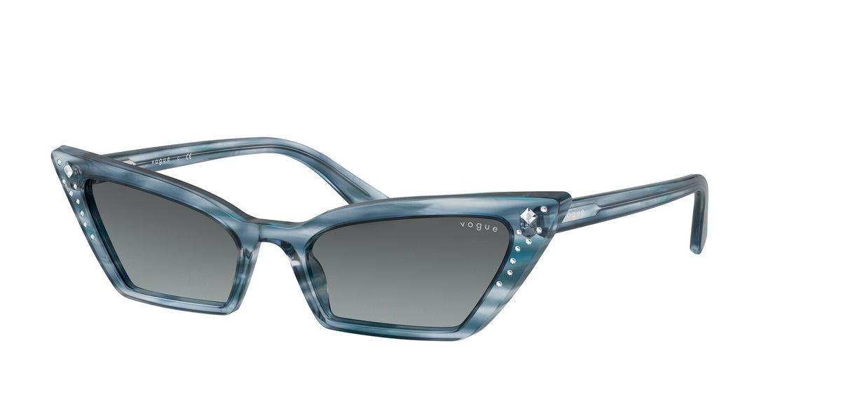 Vogue VO 5282BM Striped Blue / Grey Gradient 54 / Plastic / Plastic