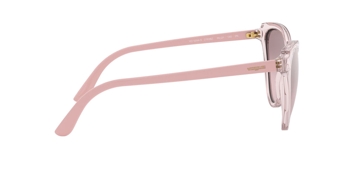 Vogue VO 5294S Top Transparent Pink/Pink / Brown Mirror Silver Gradient 55 / Plastic / Plastic