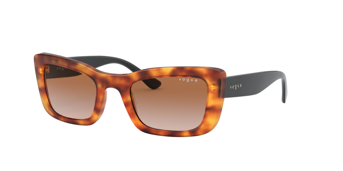 Vogue VO 5311SF Yellow Havana / Brown Gradient 52 / Plastic / Plastic