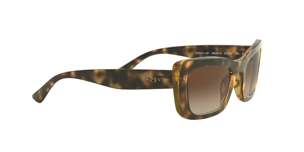 Vogue VO 5311SF Dark Havana / Brown Gradient Dark Brown 52 / Plastic / Plastic