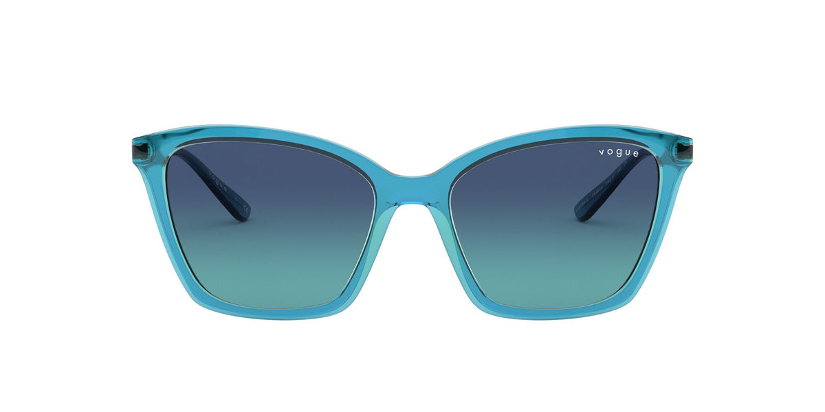 Vogue VO 5333S Top Blue/Transparent Green / Azure Gradient Dark Blue 54 / Plastic / Plastic