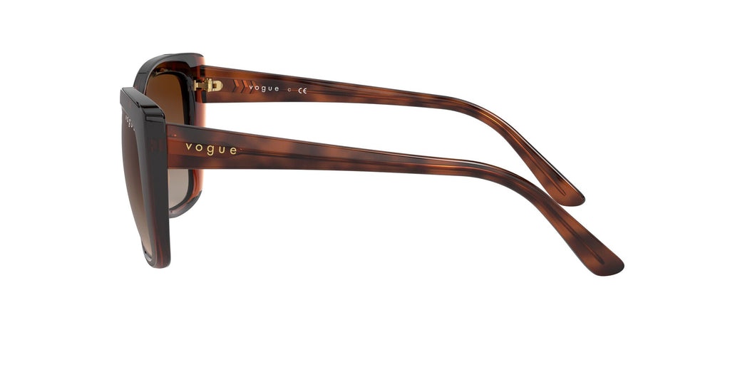 Vogue 0VO5337S 238613 53 Dark Havana/ Brown Gradient 53 / Plastic / Plastic