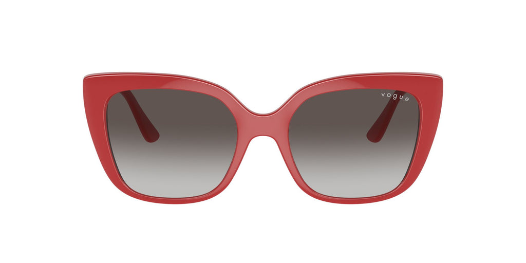 Vogue 0VO5337S 30808G 53 Full Red/ Grey Gradient Black 53 / Polycarbonate / Injected / Molded