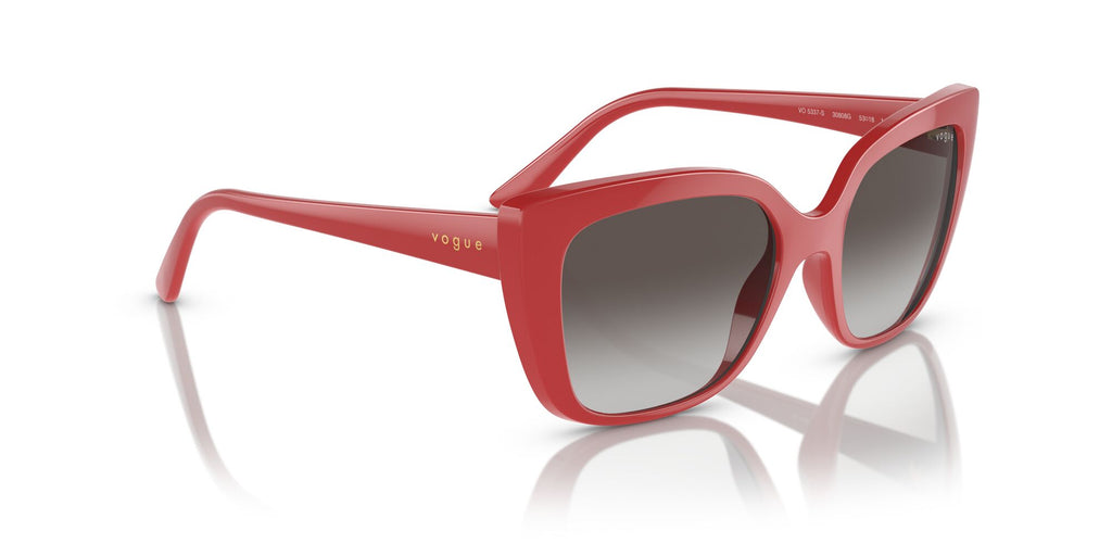 Vogue 0VO5337S 30808G 53 Full Red/ Grey Gradient Black 53 / Polycarbonate / Injected / Molded