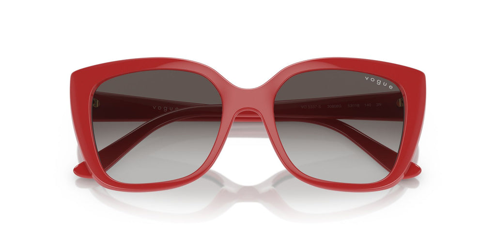 Vogue 0VO5337S 30808G 53 Full Red/ Grey Gradient Black 53 / Polycarbonate / Injected / Molded