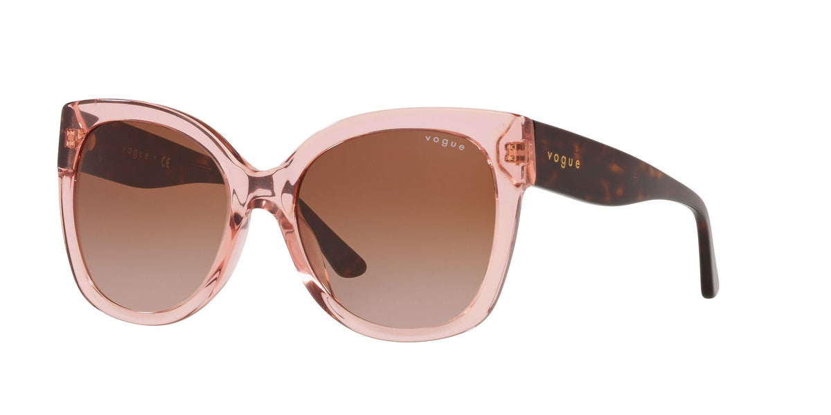 Vogue 0VO5338S 282813 54 Pink Transparent/ Brown Gradient 54 / Plastic / Plastic