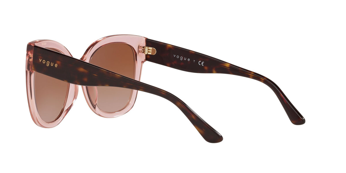 Vogue 0VO5338S 282813 54 Pink Transparent/ Brown Gradient 54 / Plastic / Plastic