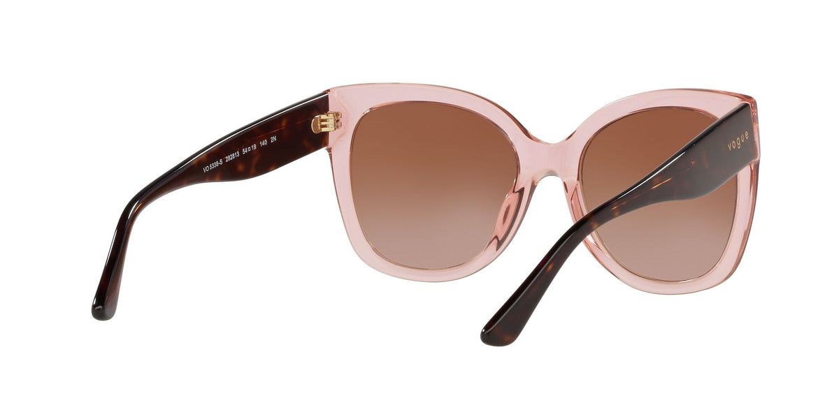 Vogue 0VO5338S 282813 54 Pink Transparent/ Brown Gradient 54 / Plastic / Plastic
