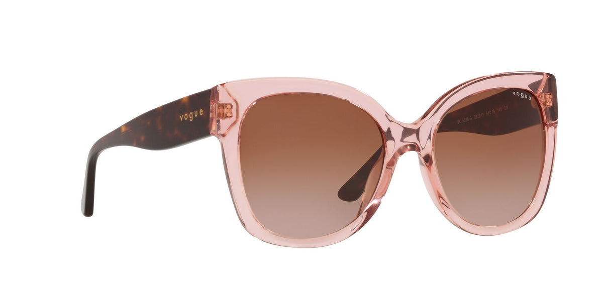 Vogue 0VO5338S 282813 54 Pink Transparent/ Brown Gradient 54 / Plastic / Plastic