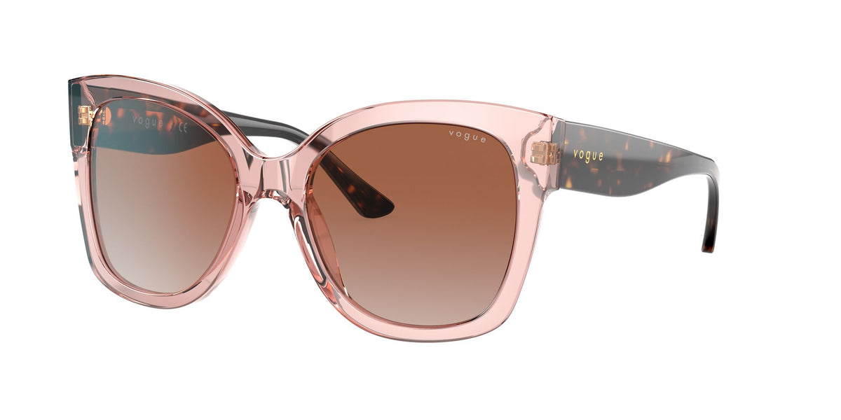 Vogue 0VO5338S 282813 54 Pink Transparent/ Brown Gradient 54 / Plastic / Plastic