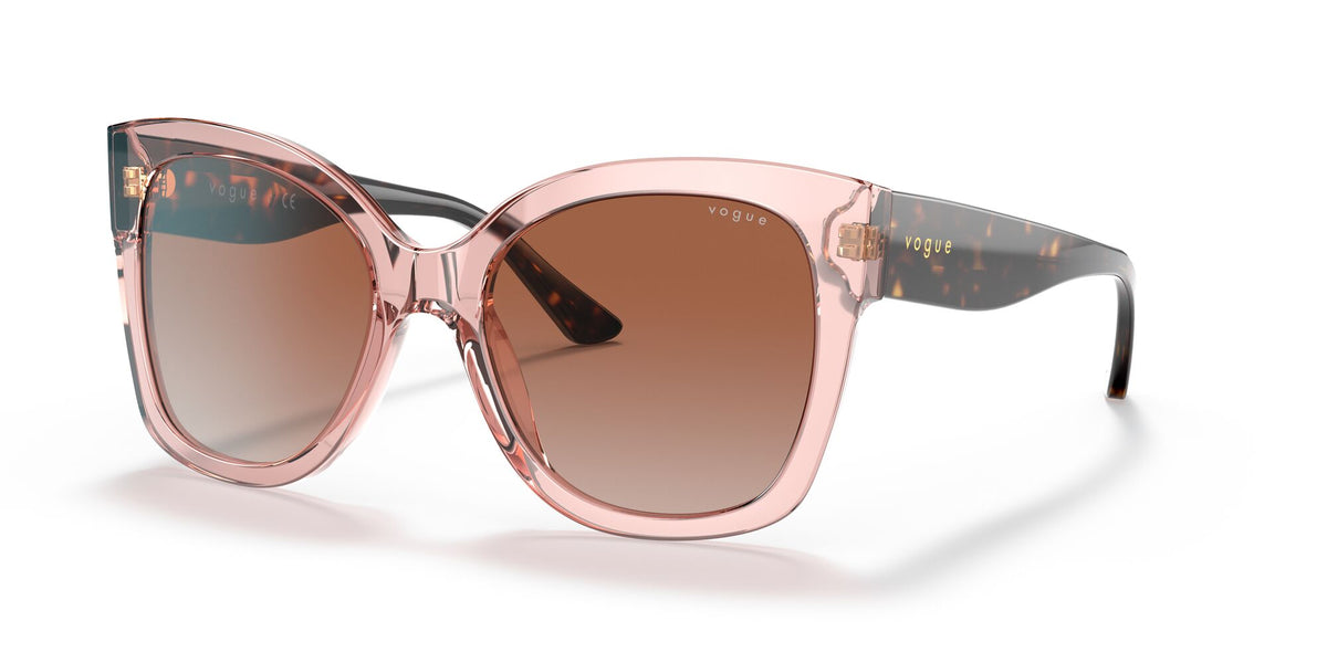 Vogue 0VO5338S 282813 54 Pink Transparent/ Brown Gradient 54 / Plastic / Plastic