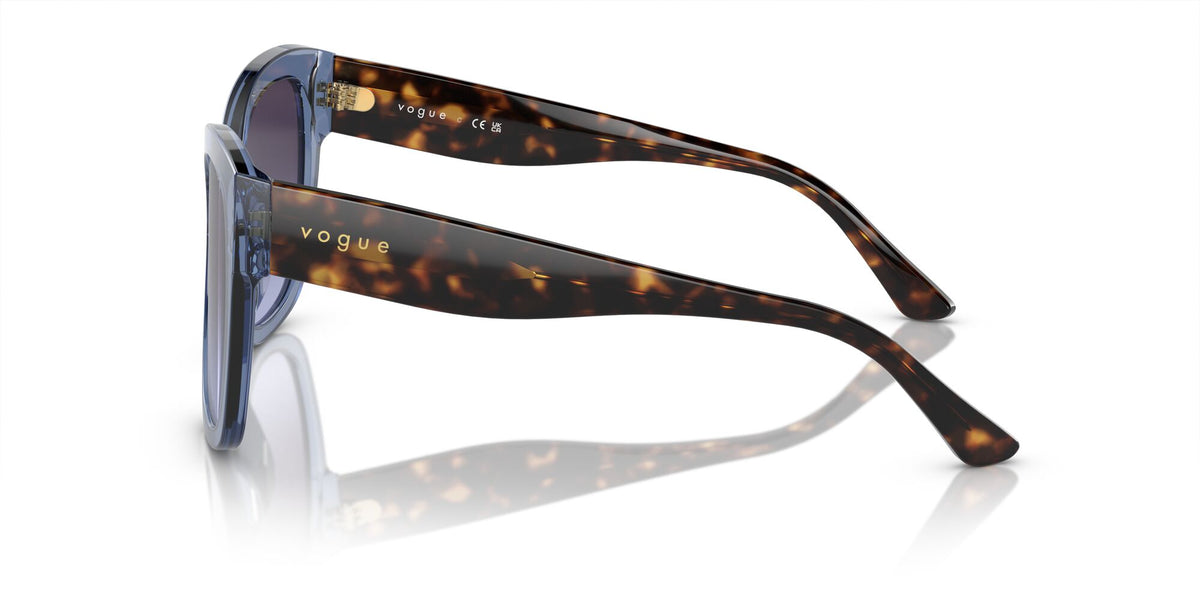 Vogue 0VO5338S 28304Q 54 Transparent Blue/ Violet Gradient Dark Grey 54 / Plastic / Plastic