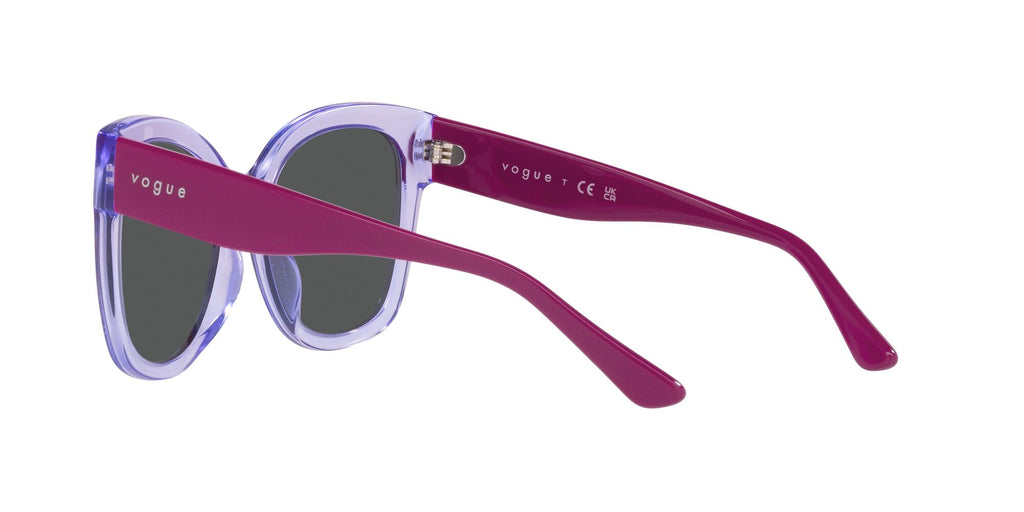 Vogue 0VO5338S 295087 54 Transparent Lilac/ Dark Grey 54 / Plastic / Plastic