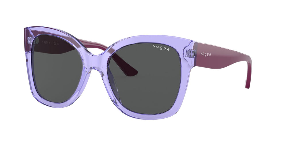 Vogue 0VO5338S 295087 54 Transparent Lilac/ Dark Grey 54 / Plastic / Plastic