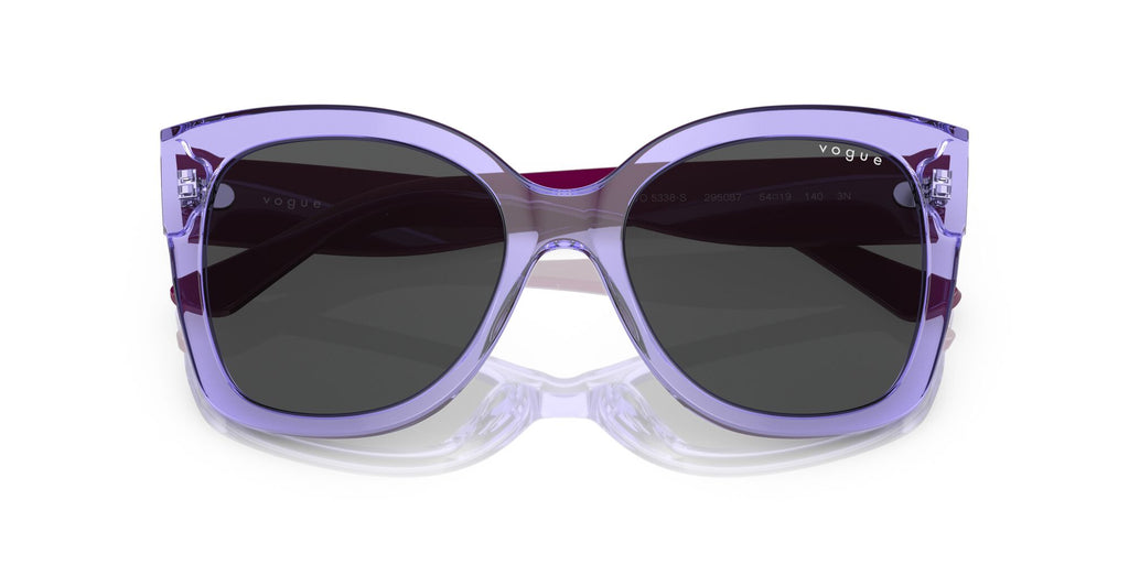 Vogue 0VO5338S 295087 54 Transparent Lilac/ Dark Grey 54 / Plastic / Plastic