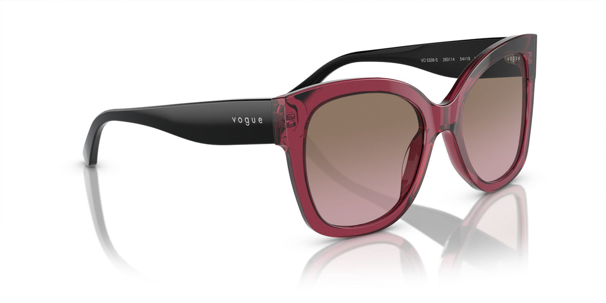 Vogue 0VO5338S 283114 54 Transparent Cherry/ Violet Gradient Brown 54 / Plastic / Plastic