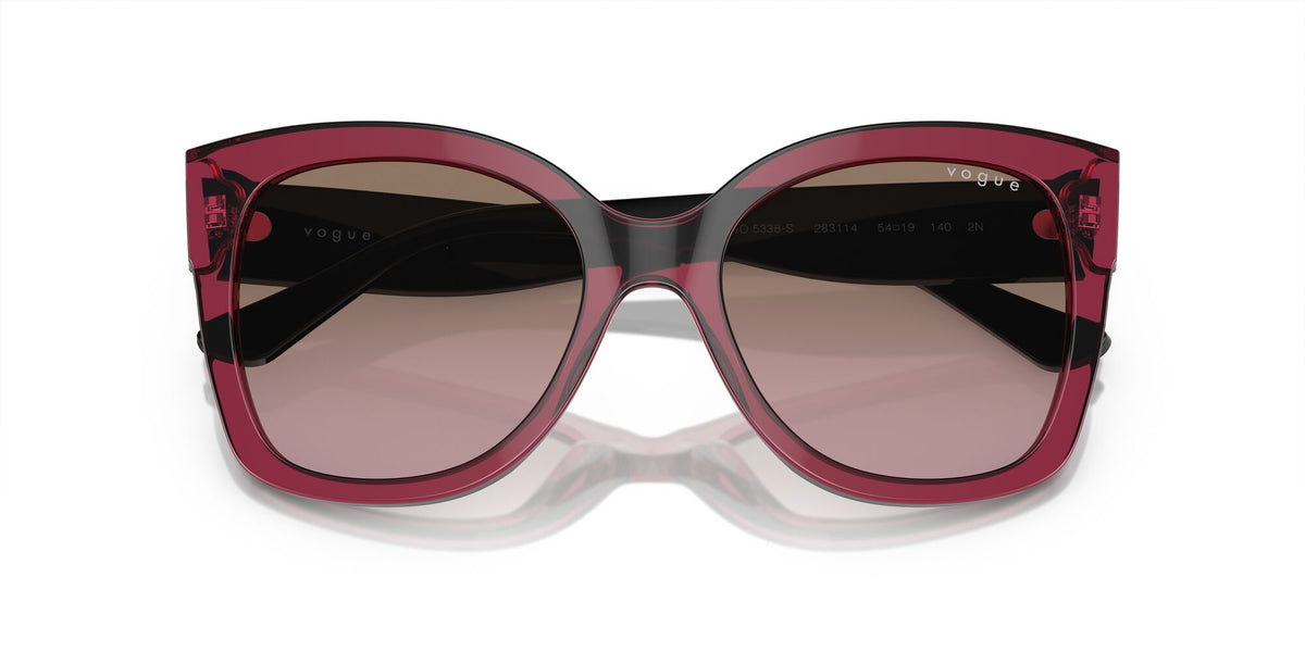 Vogue 0VO5338S 283114 54 Transparent Cherry/ Violet Gradient Brown 54 / Plastic / Plastic